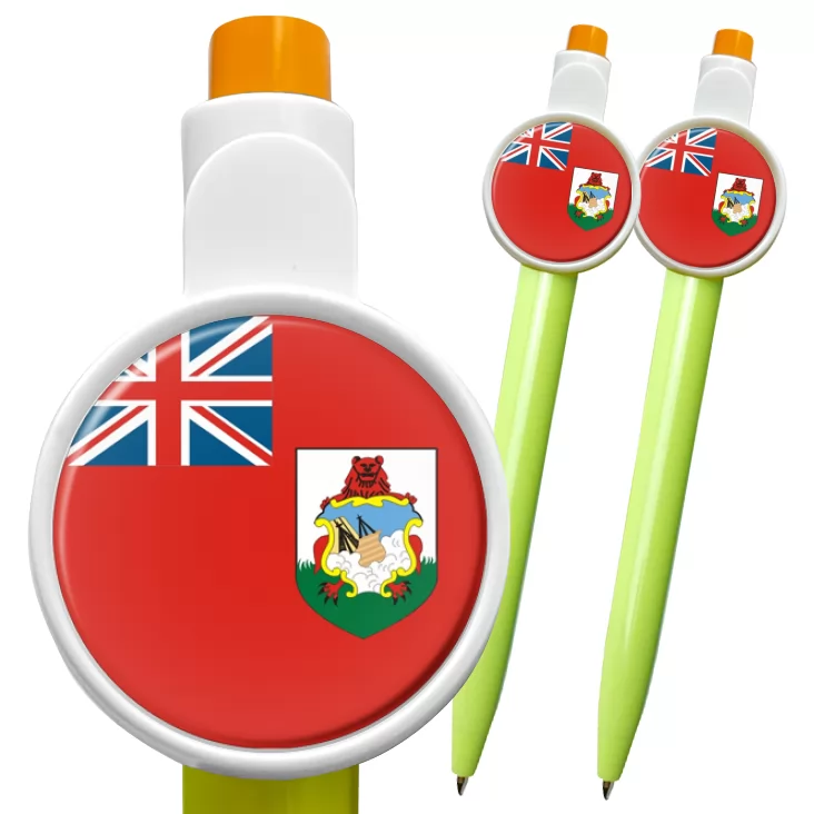 przypinka długopis bermuda