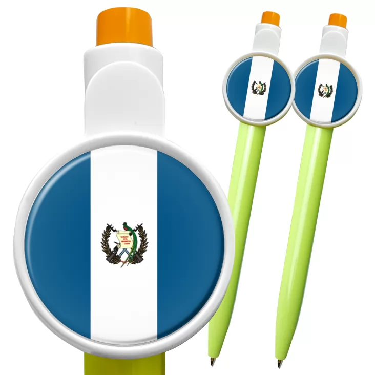 przypinka długopis guatemal