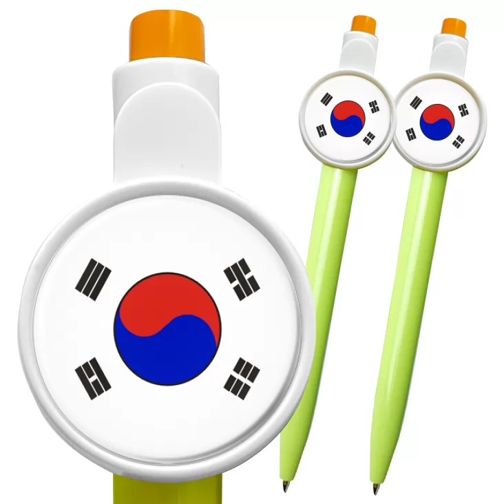 przypinka długopis korea