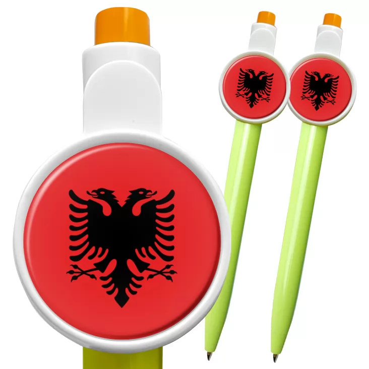 przypinka długopis Flaga Albania