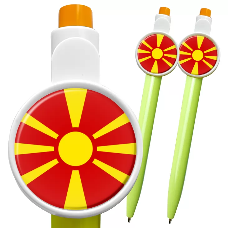 przypinka długopis Flaga Macedonia