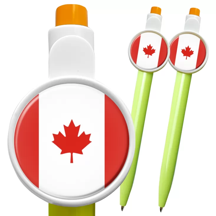 przypinka długopis canadac
