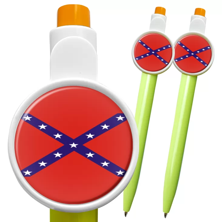 przypinka długopis batlflag