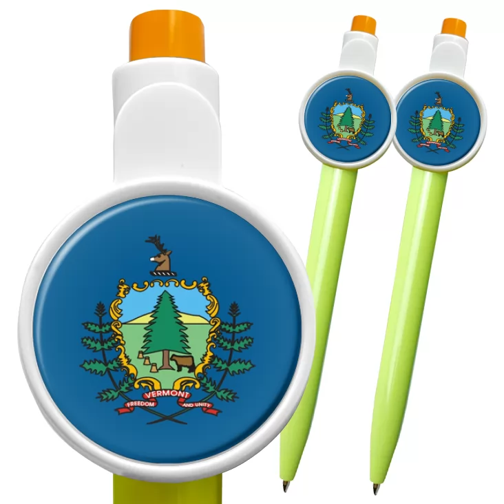 przypinka długopis vermont