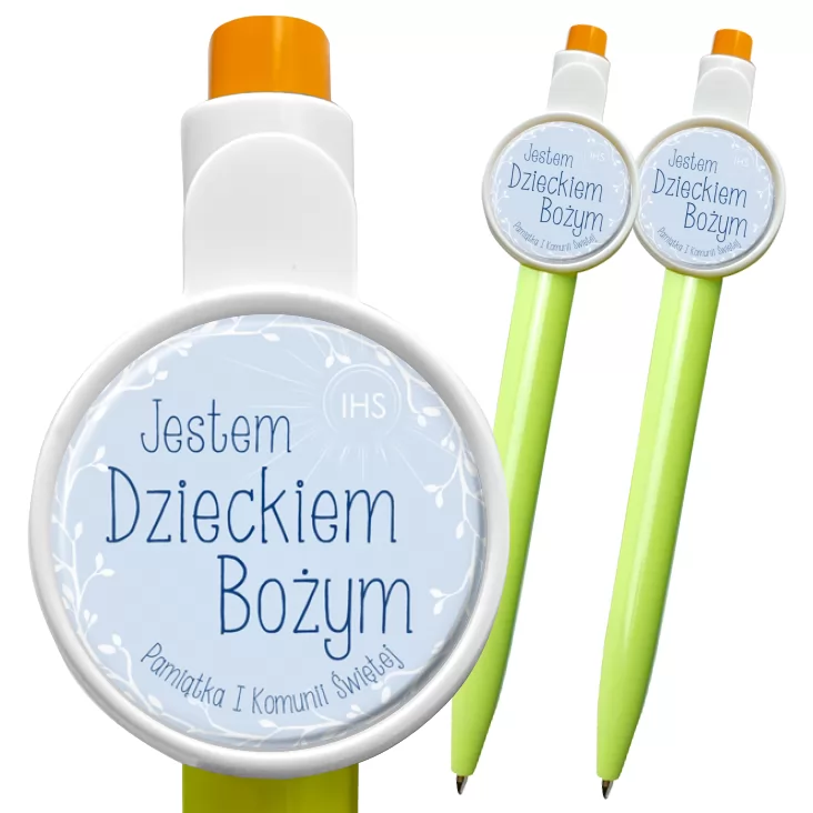 przypinka długopis Jestem Dzieckiem Bożym