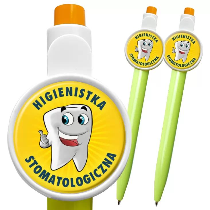 przypinka długopis Higienistka stomatologiczna