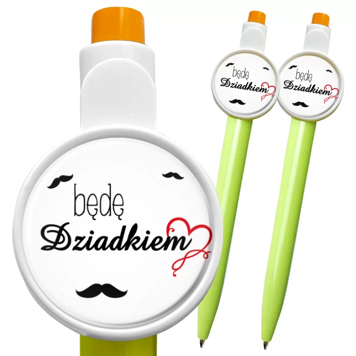 przypinka długopis Będę Dziadkiem