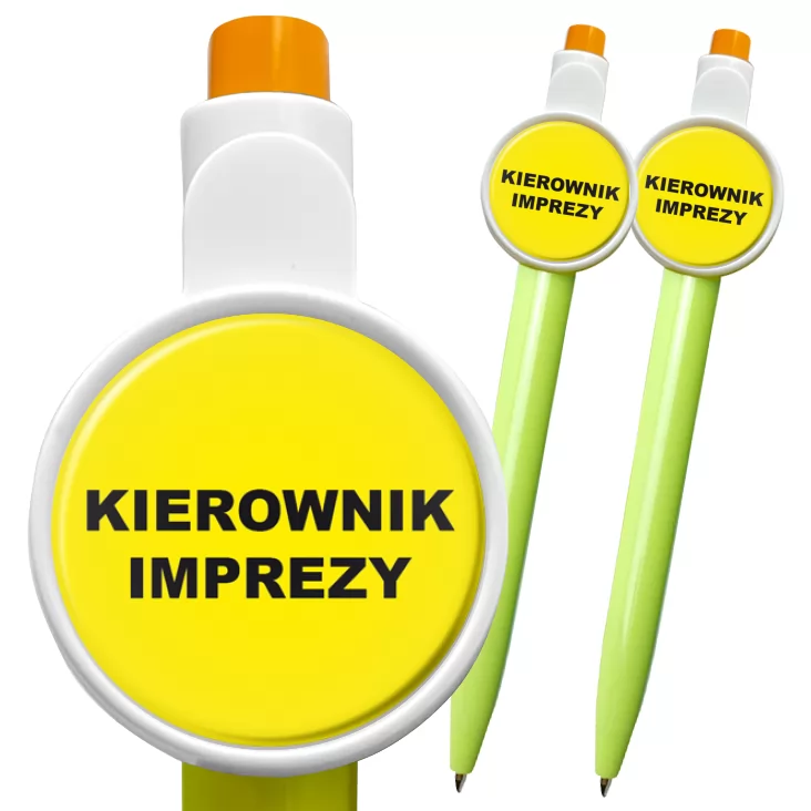 przypinka długopis Kierownik imprezy