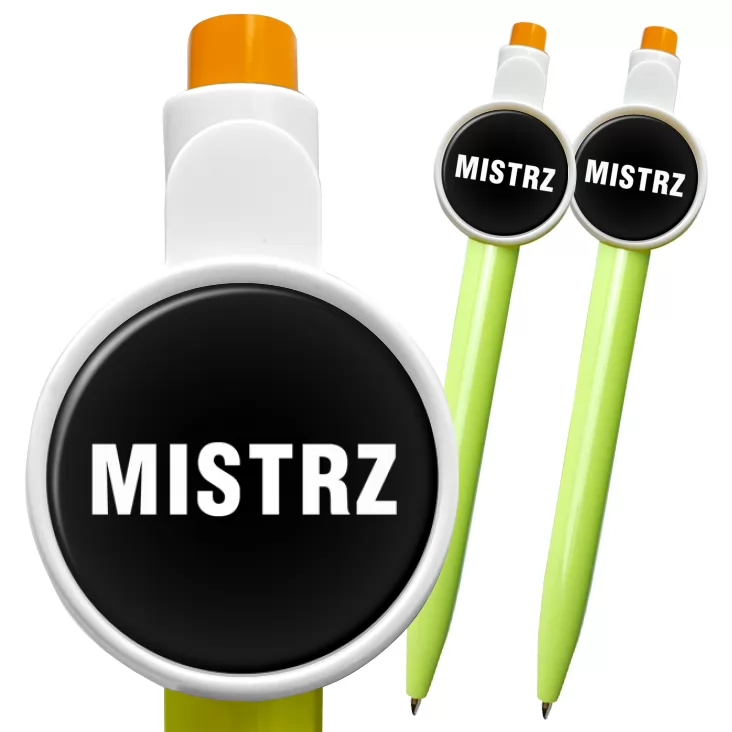 przypinka długopis Mistrz