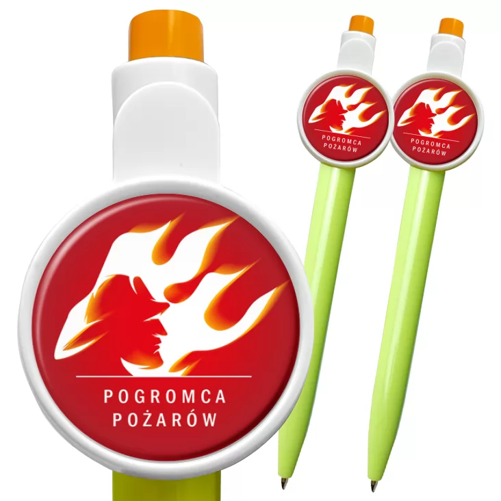 przypinka długopis Pogromca pożarów