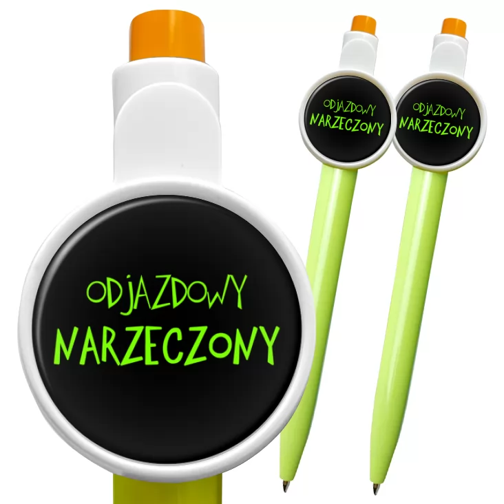 przypinka długopis Odjazdowy narzeczony