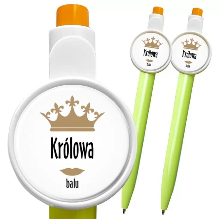 przypinka długopis Królowa Balu