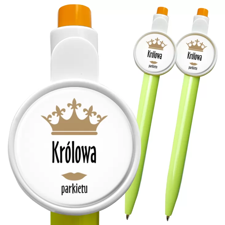 przypinka długopis Królowa parkietu
