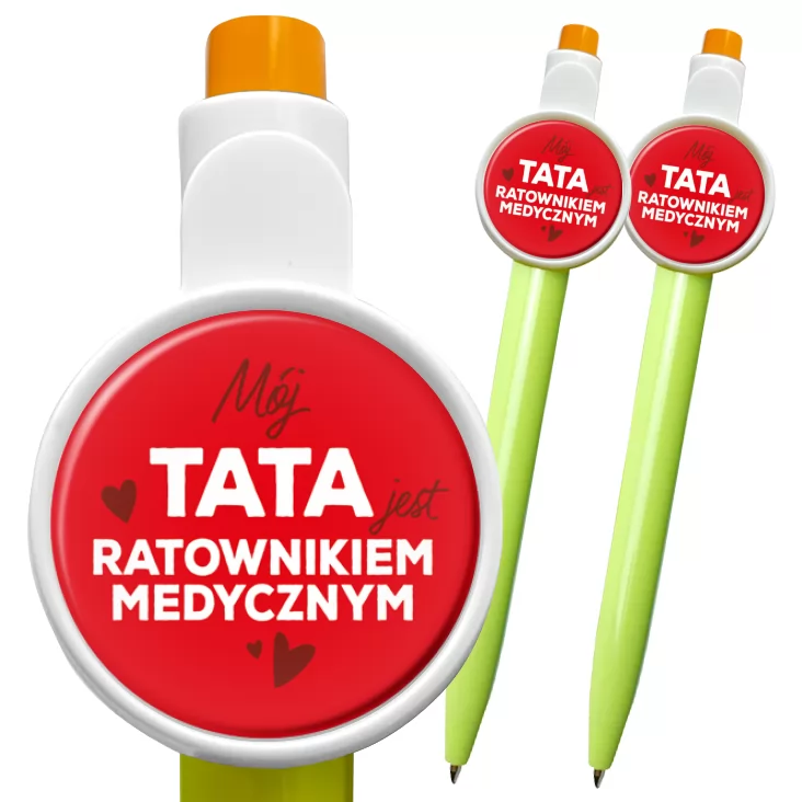przypinka długopis Mój tata jest ratownikiem medycznym