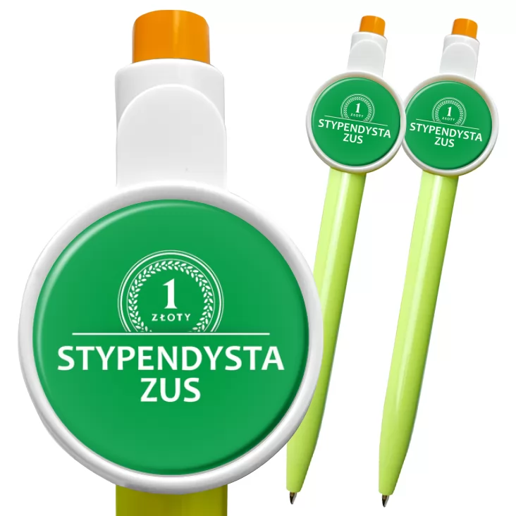 przypinka długopis Stypendysta ZUS