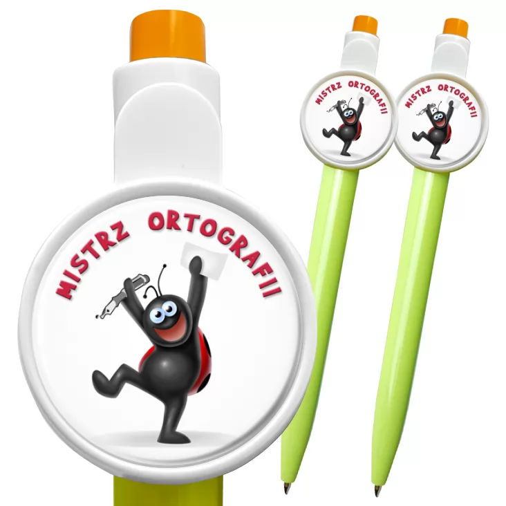 przypinka długopis Mistrz Ortografii
