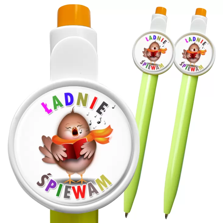 przypinka długopis Ładnie śpiewam