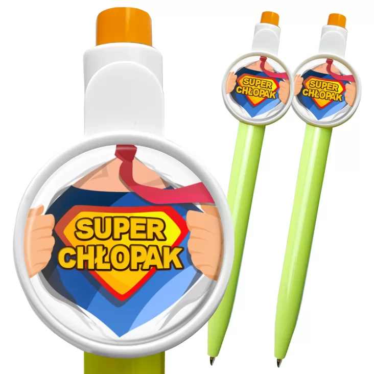 przypinka długopis Super Chłopak Superman Dzień Chłopaka