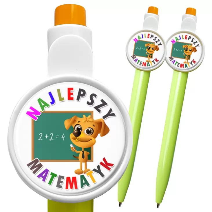 przypinka długopis Najlepszy matematyk