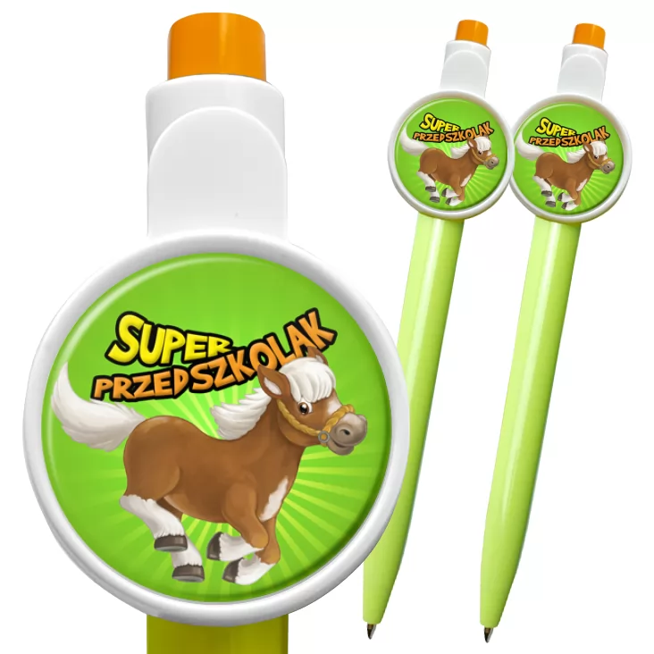 przypinka długopis Super Przedszkolak