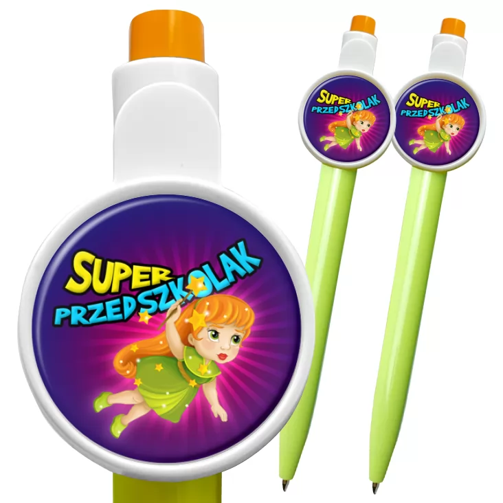 przypinka długopis Super Przedszkolak
