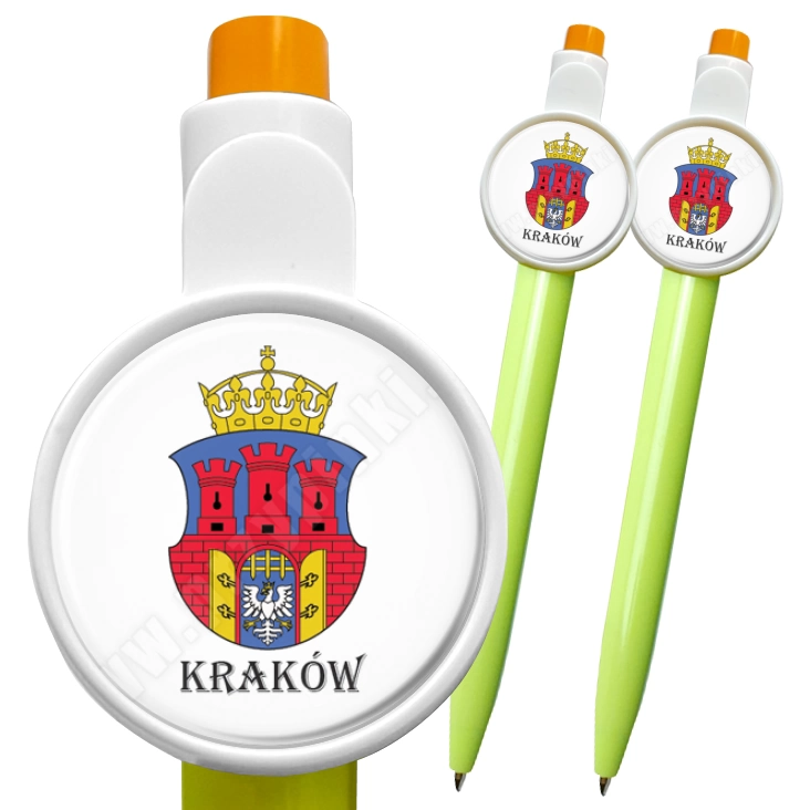 przypinka długopis Kraków