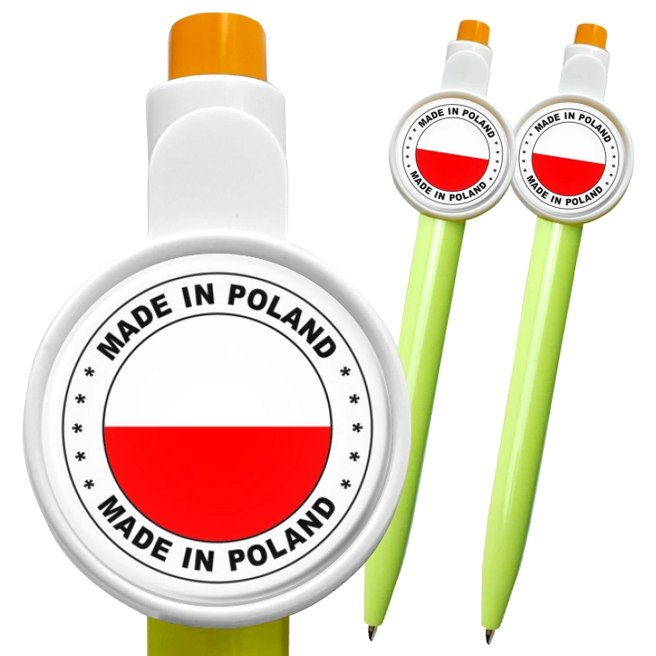 przypinka długopis Made in Poland