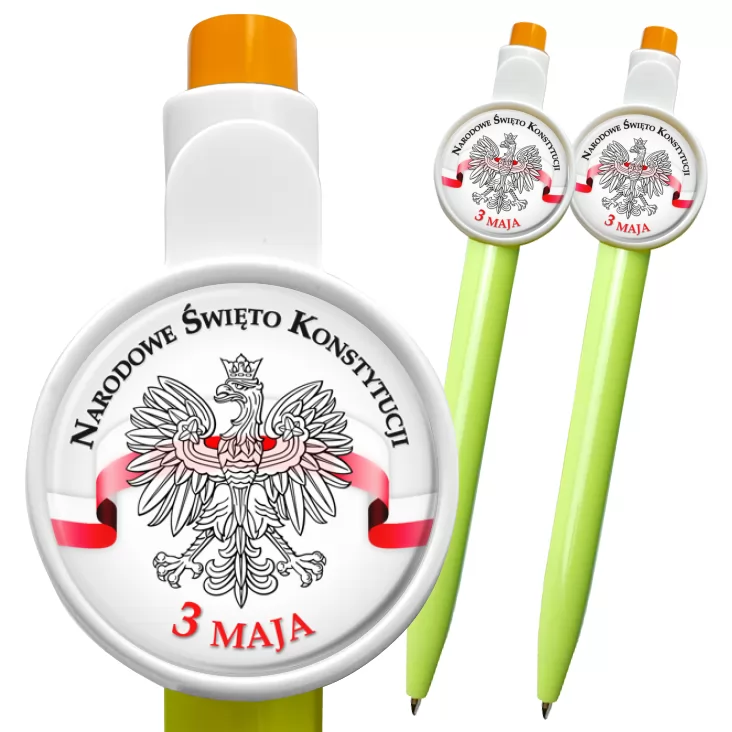 przypinka długopis 3 maja Narodowe Święto Konstytucji wstęga