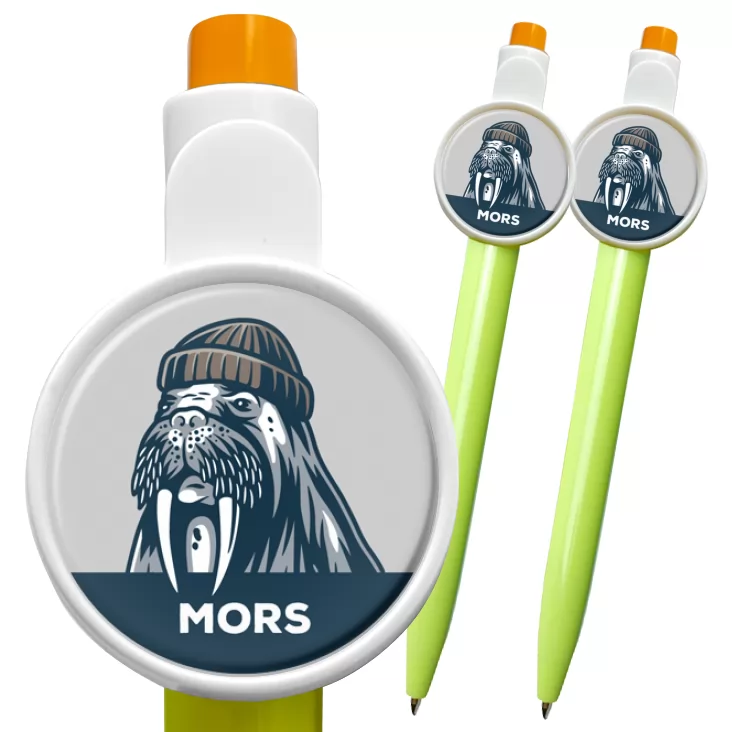 przypinka długopis Mors