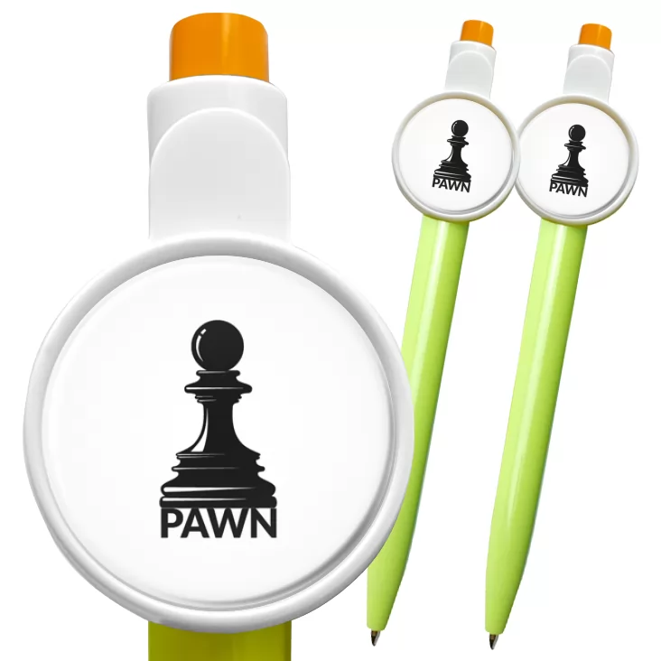 przypinka długopis Pawn