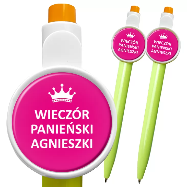 przypinka długopis Wieczór panieński Agnieszki