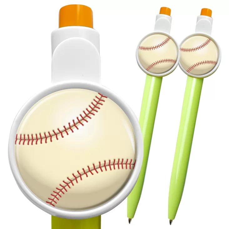 przypinka długopis Baseball