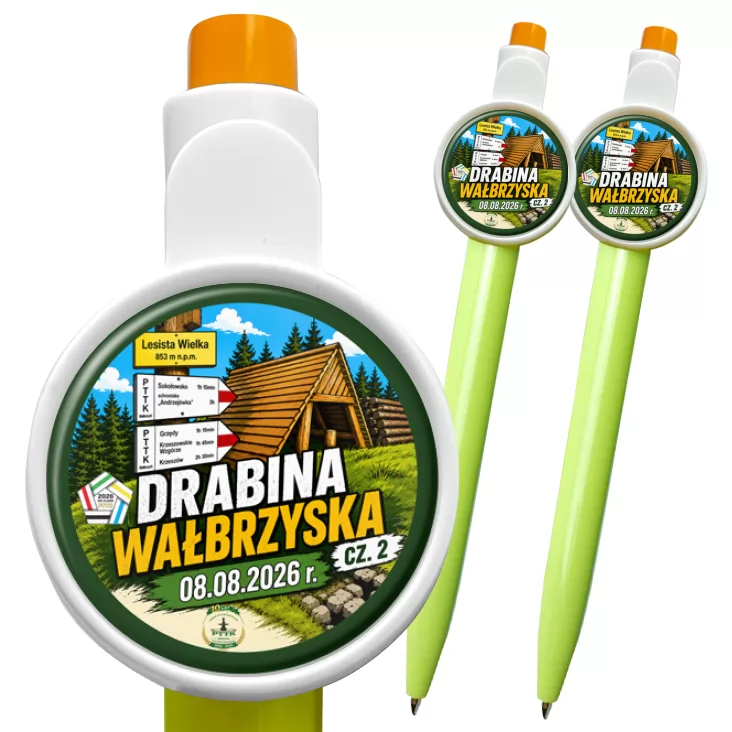 przypinka długopis PTTK Nysa Drabina Wałbrzyska