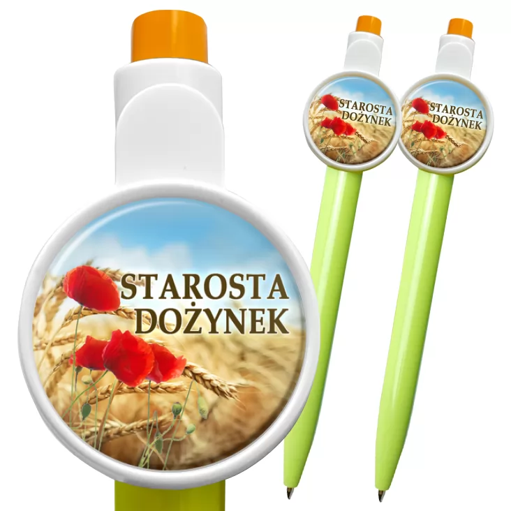 przypinka długopis STAROSTA DOŻYNEK