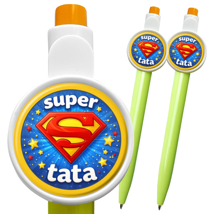 przypinka długopis Super tata
