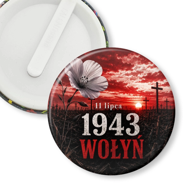 przypinka klips 11 lipca 1943 Wołyń