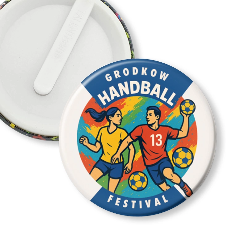 przypinka klips 13 Grodkow Handball Festival