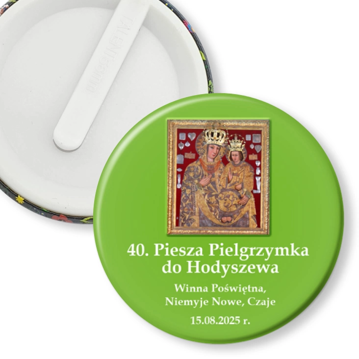 przypinka klips 40. Piesza Pielgrzymka do Hodyszewa
