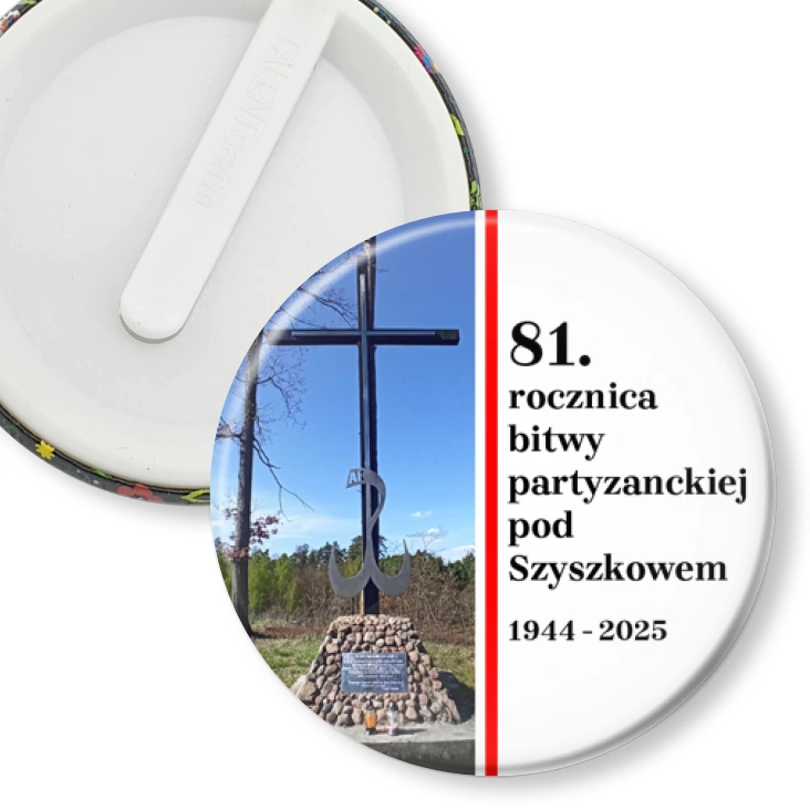 przypinka klips 81. rocznica bitwy pod Szyszkowem