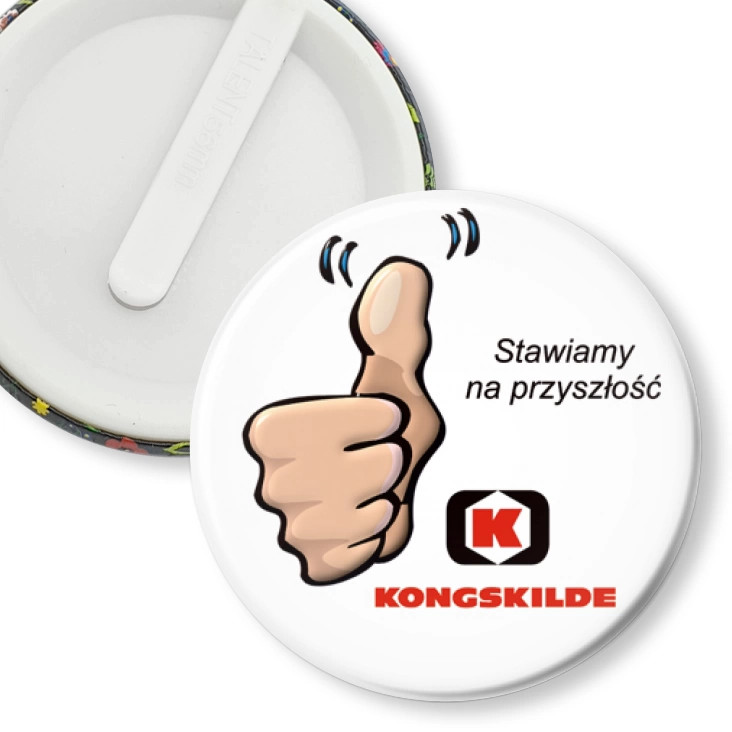przypinka klips Konskilde - Stawiamy na przyszłość