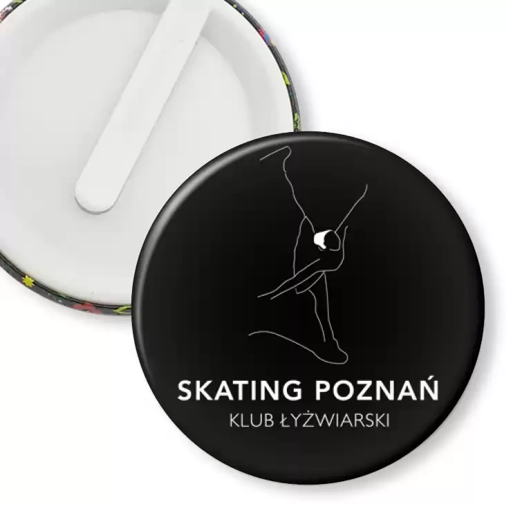 przypinka klips Skating Poznań