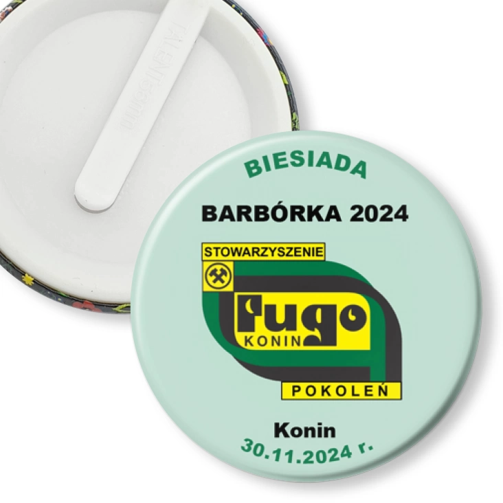 przypinka klips Biesiada Barbórka 2024 Konin