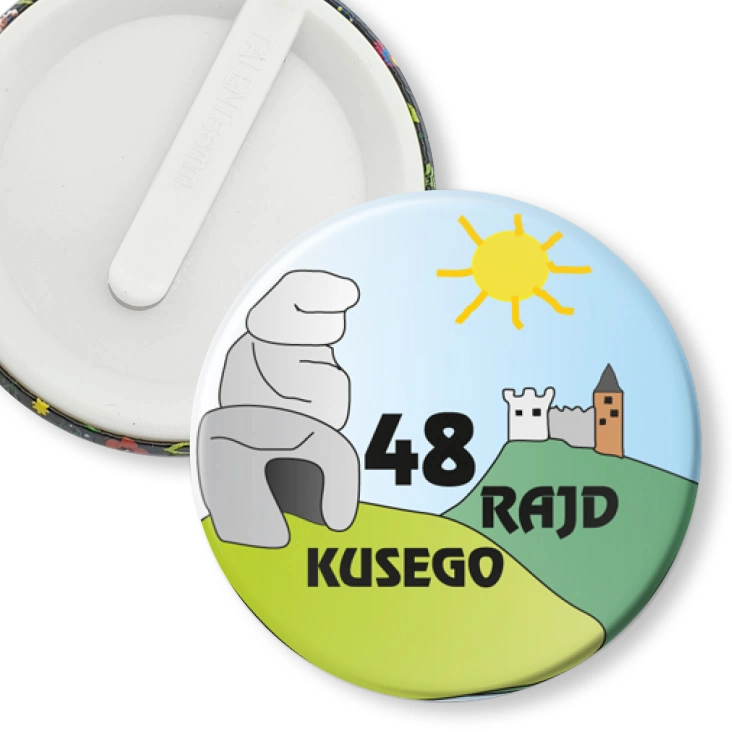 przypinka klips 48 Rajd Kusego