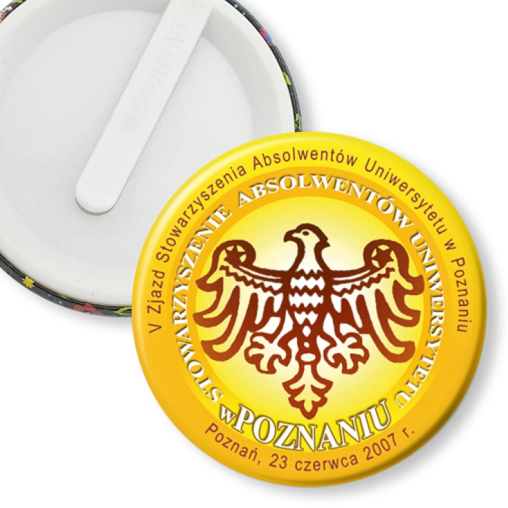 przypinka klips V Zjazd Absolwentów UAM Poznań 2007