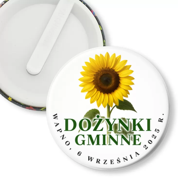 przypinka klips Dożynki Gminne Wapno 2025