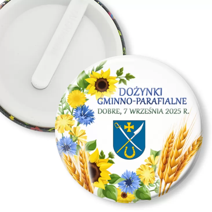 przypinka klips Dożynki Gminno-Parafialne Dobre 2025