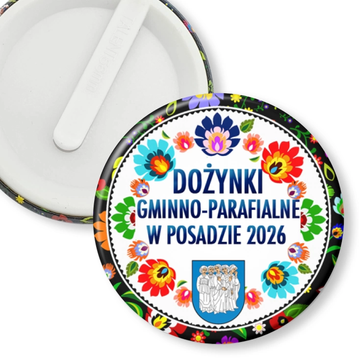 przypinka klips Dożynki Gminno-parafialne w Posadzie