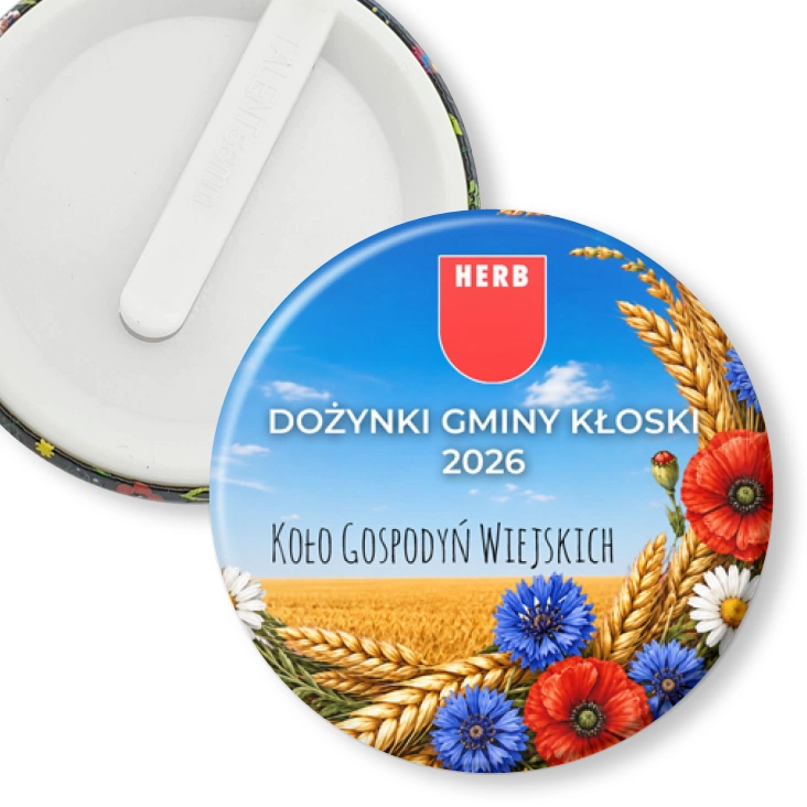 przypinka klips Dożynki KGW