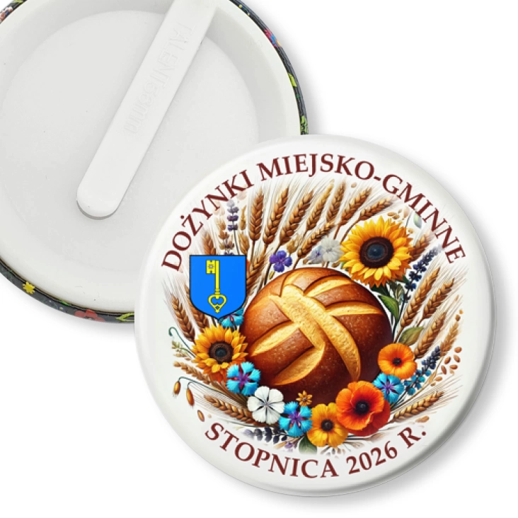 przypinka klips Dożynki Miejsko-Gminne Stopnica 2026