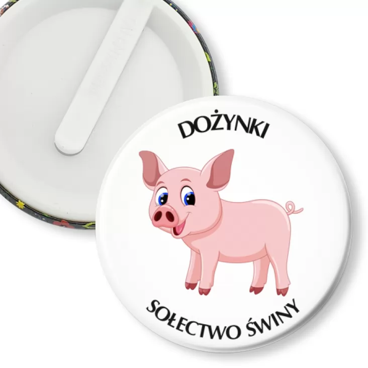 przypinka klips Dożynki Sołectwo Świny